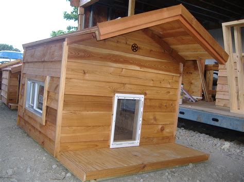 custom metal dog houses|custom made insulated dog houses.